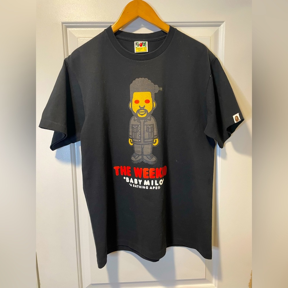 Bape The Weeknd baby milo after hours shirt!
